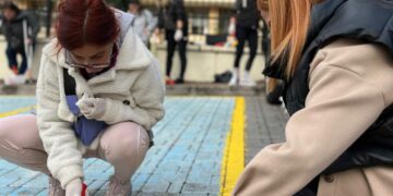 Δράση Επαναχρωματισμού Θέσεων Πάρκινγκ ΑμεΑ από το Κ.Δ.-Η.Φ. Σύμπλευση και τον Σύλλογο ΑμεΑ Π.Ε. Κοζάνης