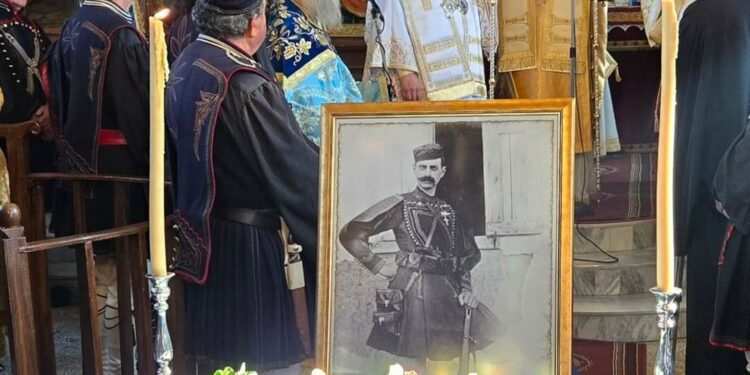 Στις εκδηλώσεις μνήμης για τον Παύλο Μελά, ο Δήμαρχος Βοΐου Χρήστος Ζευκλής.  Φωτογραφίες