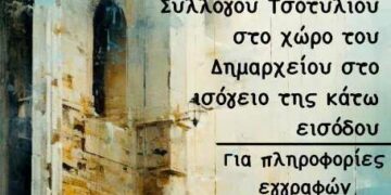 Έναρξη μαθημάτων σχεδίου, ζωγραφικής και κατασκευών στο εργαστήριο του Πολιτιστικού Συλλόγου Τσοτυλίου