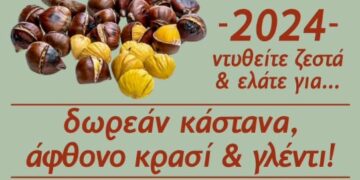 Δήμος Βοΐου: Καστανογιορτή στη Δαμασκηνιά 