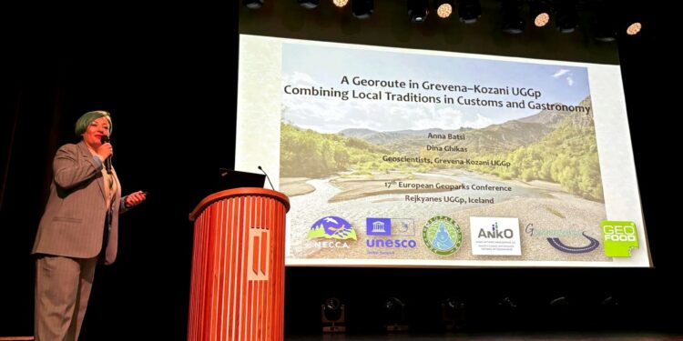 Η Σιατιστινή Άννα Μπατσή, στο 17ο Διεθνές Συνέδριο των Ευρωπαϊκών Γεωπάρκων UNESCO