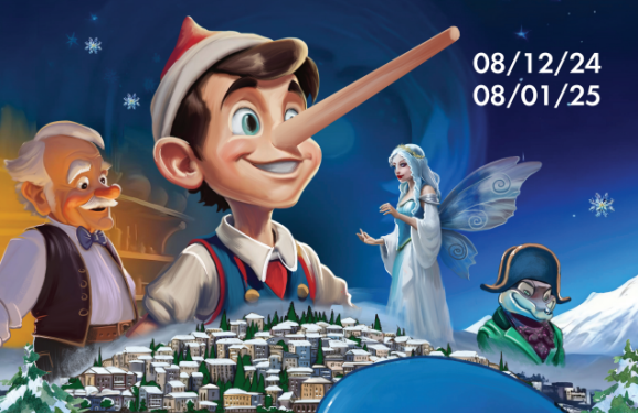 Οι Χριστουγεννιάτικες περιπέτειες του Πινόκιο στη Μαγική Λιμνοπολιτεία της Καστοριάς