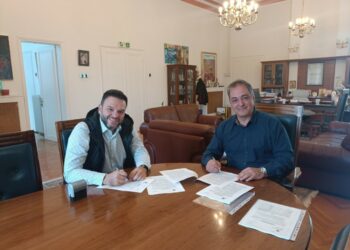 Δήμος Κοζάνης: Υπογραφή σύμβασης για επισκευή και συντήρηση δώματος 3ου Γυμνασίου Κοζάνης