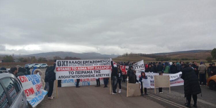 Πραγματοποιήθηκε η κινητοποίηση της Επιτροπής Αγώνα ενάντια στο κλείσιμο του ΑΗΣ Μελίτης
