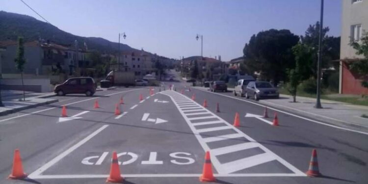 Δήμος Βοΐου: Εργασίες διαγράμμισης στη Νεάπολη το  Σάββατο 9/11