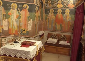 Εσπερινός και παράκληση στον Ιερό Ναό Αγίου Μηνά Σιάτιστας