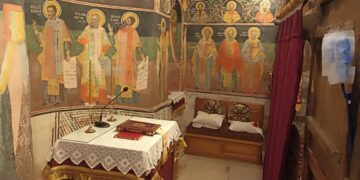 Εσπερινός και παράκληση στον Ιερό Ναό Αγίου Μηνά Σιάτιστας