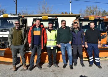 Πανέτοιμος ο Δήμος Κοζάνης για τον Χειμώνα – Στο αμαξοστάσιο ο Δήμαρχος Γιάννης Κοκκαλιάρης