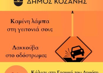 Δήμος Κοζάνης: Πάντα δίπλα σου η Γραμμή του Δημότη – Κάλεσε στο 2461034000 (Βίντεο)