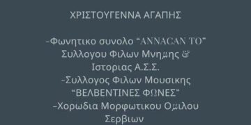 Χριστούγεννα Αγάπης στο Δημοτικό Ωδείο Σερβίων