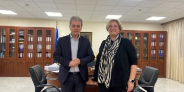 Επίσκεψη της νέας Προέδρου του ΕΒΕ Φλώρινας στον Περιφερειάρχη