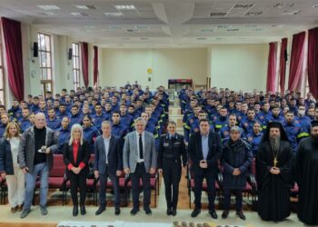 Χρήστος Ζευκλής: Θέτουμε υψηλά στάνταρ και υποστηρίζουμε τη σχολή Πυροσβεστών Τσοτυλίου. Παρουσία στην κοπή Βασιλόπιτας (Βίντεο και φωτογραφίες)