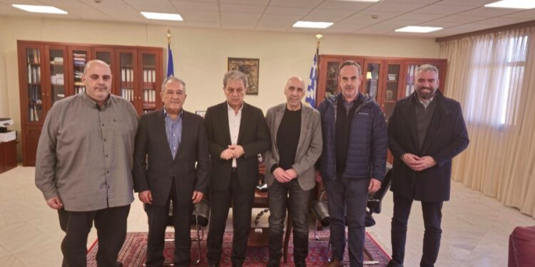 Επίσκεψη του Προέδρου του ΕΒΕΑ στον Περιφερειάρχη