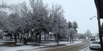 Στα λευκά ντύθηκε το Βόιο το πρωί της Τρίτης