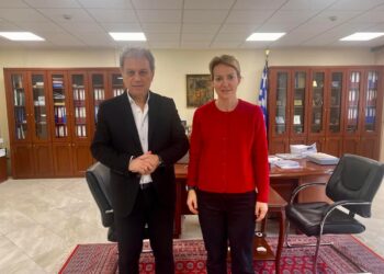 Συνάντηση Αμανατίδη με την Υφυπουργό Περιβάλλοντος και Ενέργειας Αλεξάνδρα Σδούκου