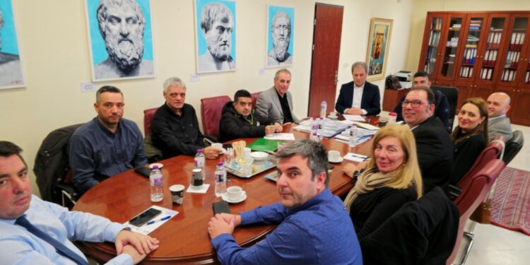 Τον Περιφερειάρχη επισκέφθηκε η Δ.Ε. του ΤΕΕ  (Περιφερειακό Τμήμα Δυτικής Μακεδονίας)