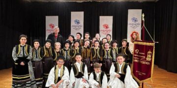 1ο βραβείο  για το Παιδικό Τμήμα Παραδοσιακών Χορών του Δήμου Γρεβενών.