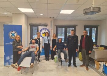 Με μεγάλη επιτυχία πραγματοποιήθηκε η 1η εθελοντική αιμοδοσία που διοργάνωσε η Διεύθυνση Αστυνομίας Γρεβενών