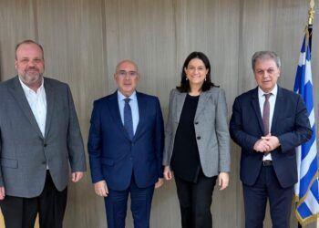 Περιφέρεια Δυτικής Μακεδονίας: Συναντήσεις του Περιφερειάρχη  Γιώργου Αμανατίδη με τις Υπουργούς Εργασίας και Κοινωνικής Συνοχής