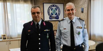 Εθιμοτυπική επίσκεψη του Διοικητή της Σχολής Αστυφυλάκων Ελληνικής Αστυνομίαςστον Γενικό Περιφερειακό Αστυνομικό Διευθυντή Δυτικής Μακεδονίας.στον Γενικό Περιφερειακό Αστυνομικό Διευθυντή Δυτικής Μακεδονίας