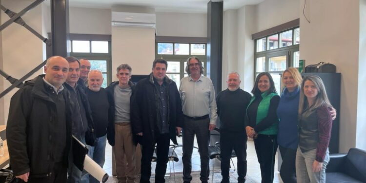 Συνάντηση Δημάρχου Σερβίων με τον Αναπληρωτή Περιφερειάρχη Δυτικής Μακεδονίας για το έργο των κυκλικών κόμβων στα Σέρβια