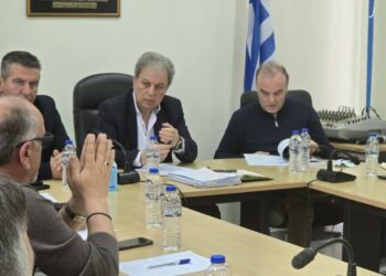 Ο Περιφερειάρχης Γιώργος Αμανατίδης  με τους εκπροσώπους των Δασικών Συνεταιρισμών