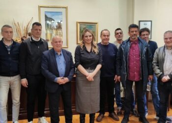 Συνάντηση εργασίας του Δημάρχου Γρεβενών, Κυριάκου Ταταρίδη, με τη Συντονίστρια του Γραφείου του Πρωθυπουργού στη Θεσσαλονίκη, Έλενα Σώκου