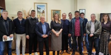 Συνάντηση εργασίας του Δημάρχου Γρεβενών, Κυριάκου Ταταρίδη, με τη Συντονίστρια του Γραφείου του Πρωθυπουργού στη Θεσσαλονίκη, Έλενα Σώκου