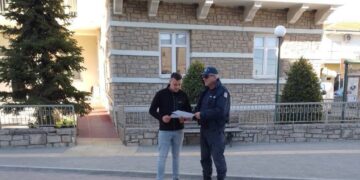 Ενημερωτικά φυλλάδια για την οδική ασφάλεια διανεμήθηκαν από αστυνομικούς του Αστυνομικού Τμήματος Άργους Ορεστικού Καστοριάς