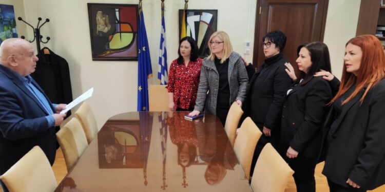 Ορκωμοσία 5 νέων μόνιμων υπαλλήλων στο πρόγραμμα «Βοήθεια στο Σπίτι» του Δήμου Γρεβενών