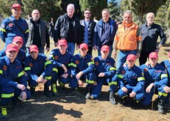Δεντροφύτευση από τη Σχολή Πυροσβεστών Τσοτυλίου