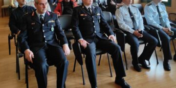 Εκφώνηση Πανηγυρικού λόγου στο πλαίσιο εορτασμού της Εθνικής Επετείου της «25ης Μαρτίου» στις έδρες των Διευθύνσεων Αστυνομίας της Γενικής Περιφερειακής Αστυνομικής Διεύθυνσης Δυτικής Μακεδονίας