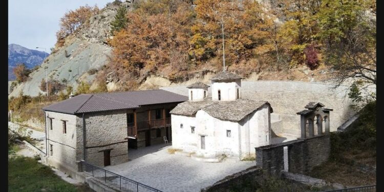 Ολοκληρώθηκε η ανακατασκευή στην Ι. Μονή Αγίου Γεωργίου Επταχωρίου. Φωτογραφίες