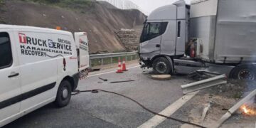 Τροχαίο ατύχημα στην Εγνατία Οδό – Κλειστή η μία λωρίδα