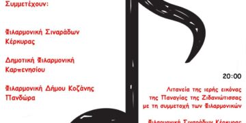 Δήμος Κοζάνης: 6η Συνάντηση Φιλαρμονικών στην Κοζάνη