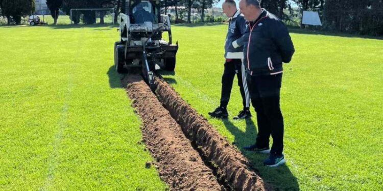 Δήμος Βοΐου: Αυτόματο σύστημα άρδευσης στο γήπεδο Νεάπολης