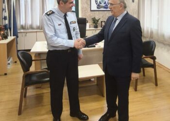 Εθιμοτυπική επίσκεψη του Βουλευτή Κοζάνης Μ. Παπαδόπουλου στον Γενικό Περιφερειακό Αστυνομικό Διευθυντή Δυτικής Μακεδονίας