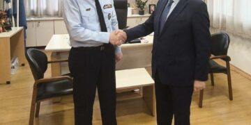 Εθιμοτυπική επίσκεψη του Βουλευτή Κοζάνης Μ. Παπαδόπουλου στον Γενικό Περιφερειακό Αστυνομικό Διευθυντή Δυτικής Μακεδονίας
