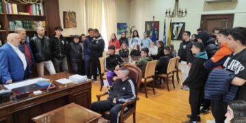 Επίσκεψη μαθητών του 1ου Γυμνασίου Γρεβενών στο Δημαρχείο