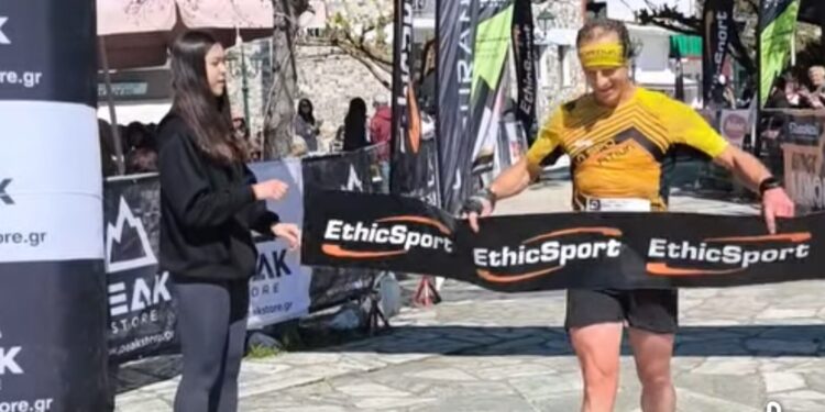 Πρώτος στον αγώνα 32km στην Τσαριτσάνη ο Δημήτρης Σελέτης.  Βίντεο