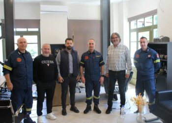 Συνάντηση εργασίας για την ενίσχυση της Πολιτικής Προστασίας στο Δήμο Σερβίων