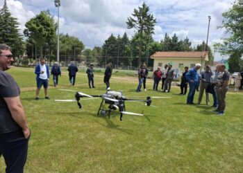 Αγροβόιο: Οι νέες τεχνολογίες με τη χρήση Drone παρουσιάστηκαν με επιτυχία. Βίντεο και φωτογραφίες