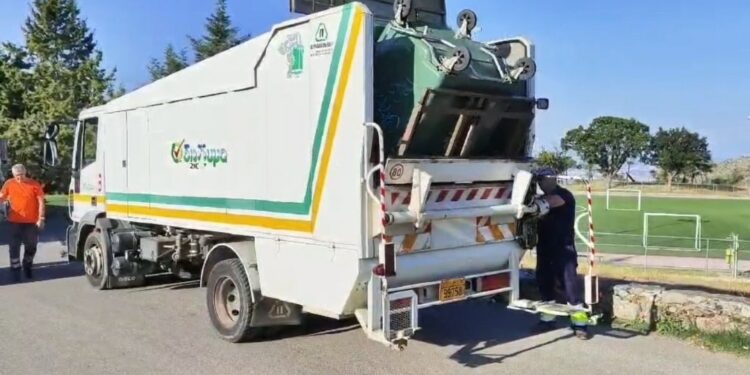 Δήμος Βοΐου: Ξεκίνησε το πλύσιμο των κάδων