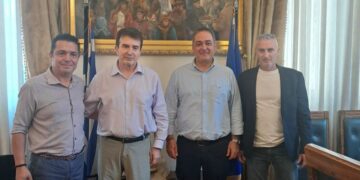 Συνάντηση του Δημάρχου Κοζάνης Γιάννη Κοκκαλιάρη με τον Υπουργό Προστασίας του Πολίτη Μιχάλη Χρυσοχοΐδη