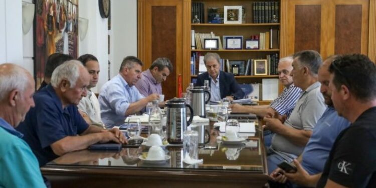 Νέα συνάντηση εργασίας του Περιφερειάρχη με τον ΤΟΕΒ Βασιλειάδας – Μελισσοτόπου – Σταυροποτάμου – Βέργας