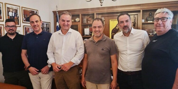 Συνάντηση εργασίας στελεχών του “Μηχανισμού” με το Επιμελητήριο Κοζάνης