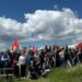 Μέλη και φίλοι της Οργάνωσης Περιοχής Δυτικής Μακεδονίας της ΚΝΕ και του ΚΚΕ πραγματοποίησαν ανάβαση στον Γράμμο, στην κορυφή  Αλεβίτσα