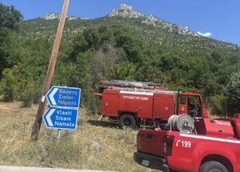 Βόιο: Συναγερμός για πυρκαγιά μεταξύ Σισανίου και Πελεκάνου