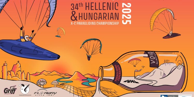 34ο Ελληνικό & Ουγγρικό Πρωτάθλημα Αλεξιπτωτιστών Πλαγιάς Αποστάσεων στη Γαλατινή