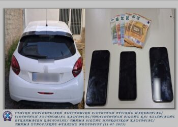 Συνελήφθη 24χρονος που μετέφερε παράνομα με Ι.Χ.Ε. αυτοκίνητο, προς το εσωτερικό της χώρας, έναν αλλοδαπό
